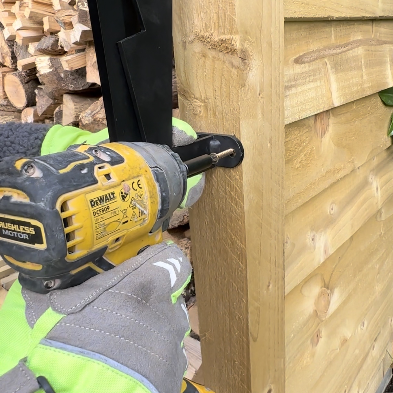Step 01 — Mount to a solid wall